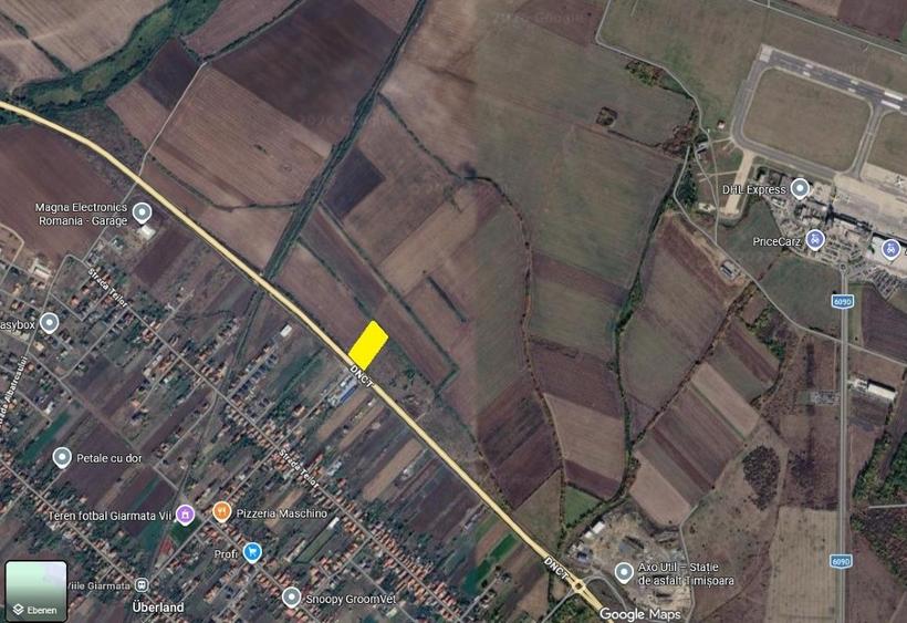 Teren agricol extravilan de 7244 mp, în Ghiroda