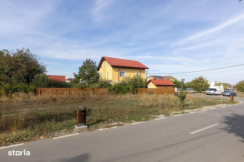 Teren Balotesti 500 mp, str. Florilor, cu utilitati, drum asfaltat - 2