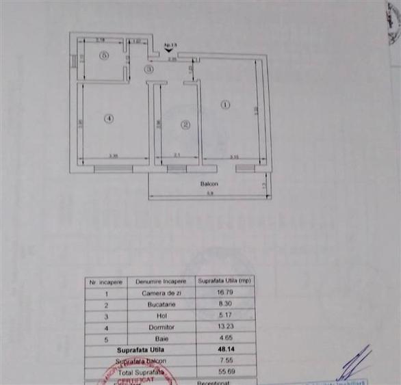 Apartament cu 2 camere decomandat, mobilat în Aeroport