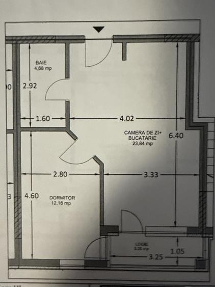 Apartament cu 2 camere decomandat în Central
