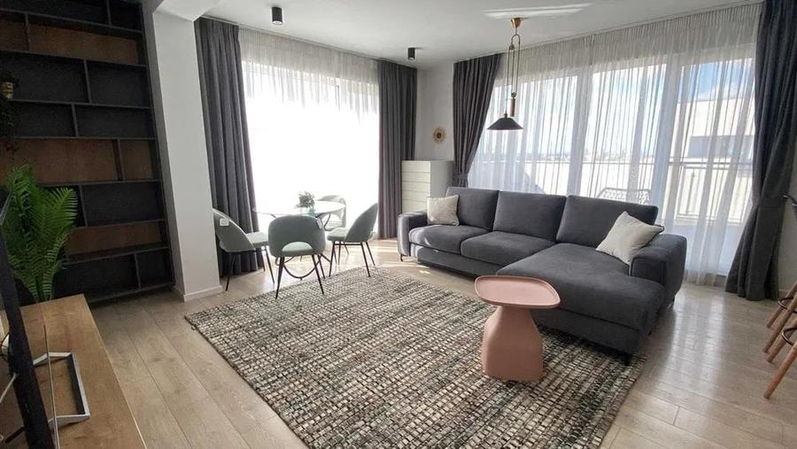 Apartament cu 3 camere decomandat, mobilat în Pipera