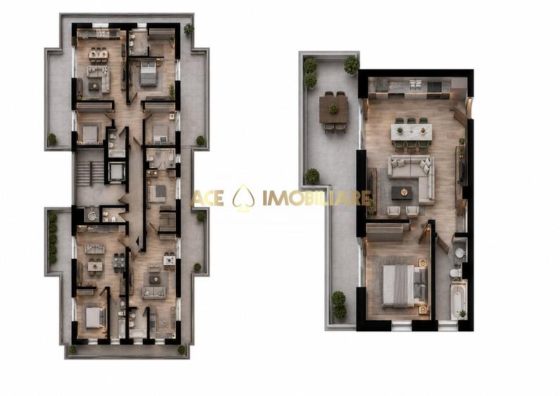 Apartament cu 2 camere semidecomandat în Theodor Pallady