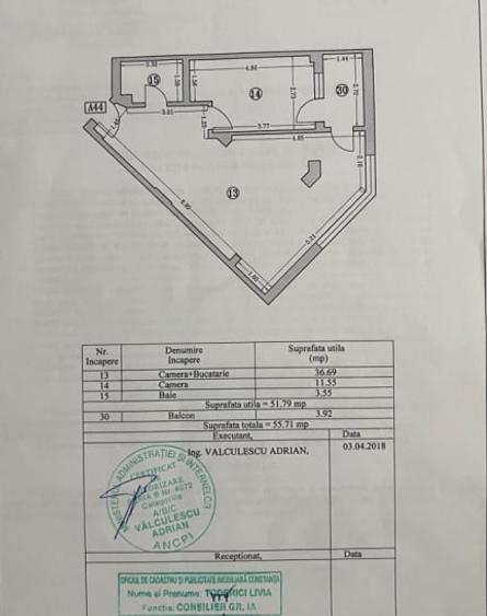 Apartament cu 2 camere semidecomandat, mobilat în Mamaia-Sat
