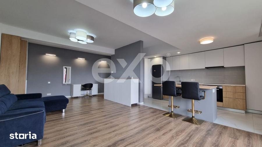 Apartament cu 2 camere semidecomandat, mobilat în Gruia