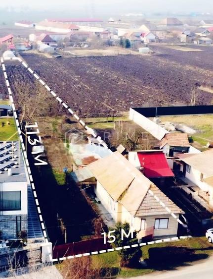 Casă individuală cu 3 camere cu Canalizare în Cristești