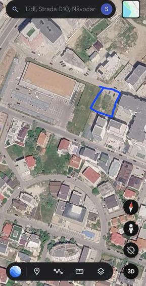 Teren de 593 mp, în Nord