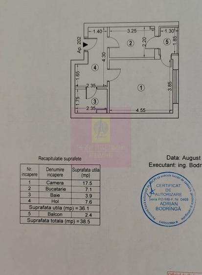 Garsonieră decomandată în Politehnica