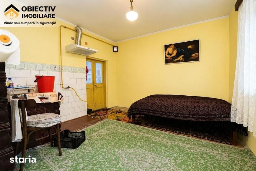 Casă cu 2 camere cu Teren 380 Mp în Central