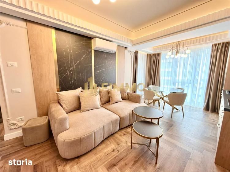 Apartament cu 3 camere, mobilat în Central