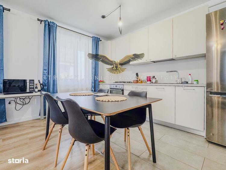 Apartament cu 3 camere semidecomandat, mobilat în Europa