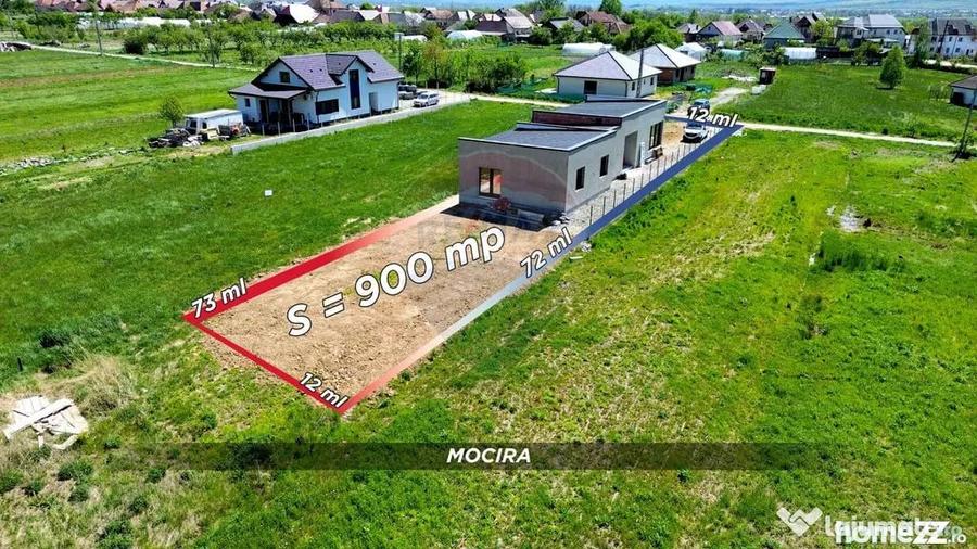 Casă cu 5 camere cu Teren 900 Mp în Mocira