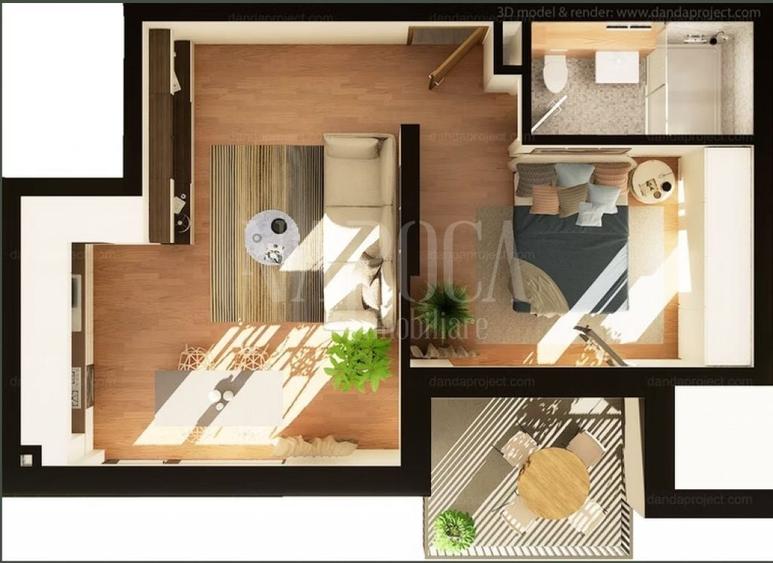 Apartament 2 camere de vanzare in Intre Lacuri, Cluj Napoca - 1