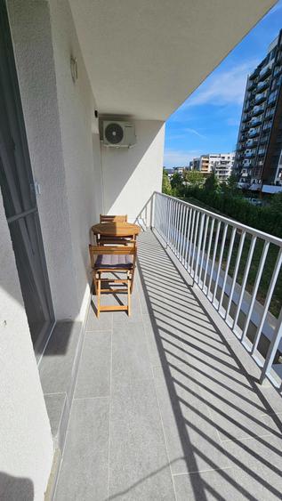 Apartment 2 camere de inchiriat! 10 min metrou. Parcare acoperita. 71mp. 2 balcoane. Bloc nou. Etaj 1 - 8