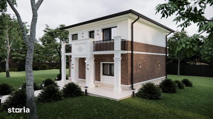 Casă cu 5 camere cu Teren 600 Mp în Tomești