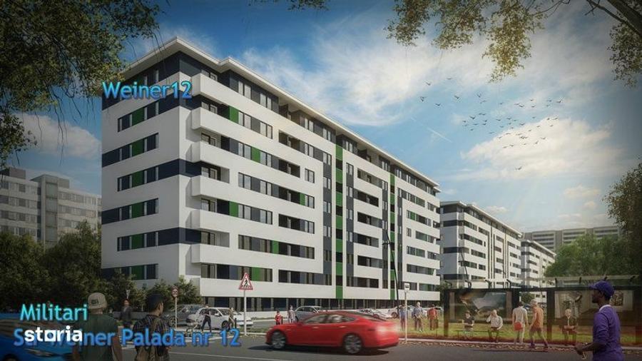 Apartament cu 2 camere decomandat în Militari