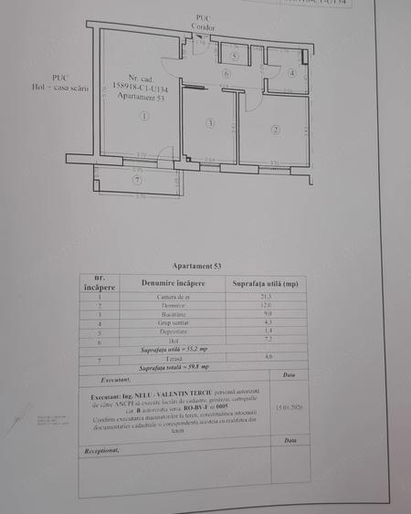 Apartament cu 2 camere decomandat în Tractorul