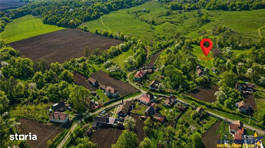Casă cu 2 camere cu Teren 3400 Mp în Acățari