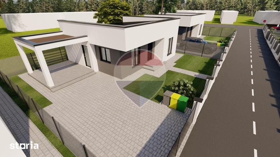 Casă cu 3 camere cu Teren 258 Mp în Afumați
