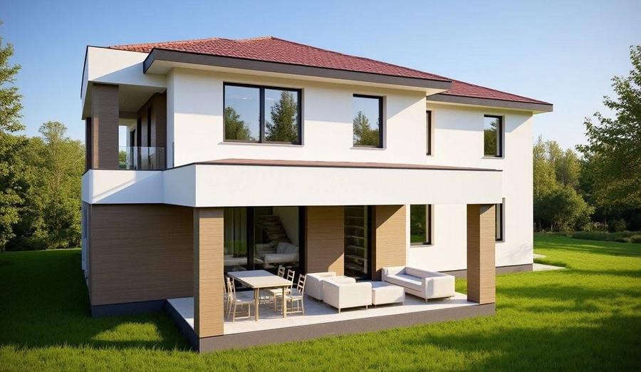 Casă individuală cu 6 camere cu Garaj în Feleacu