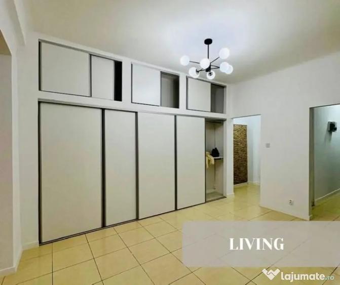 Apartament cu 3 camere semidecomandat în Romană