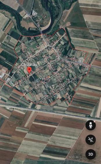 Teren de 3250 mp, în Chizătău