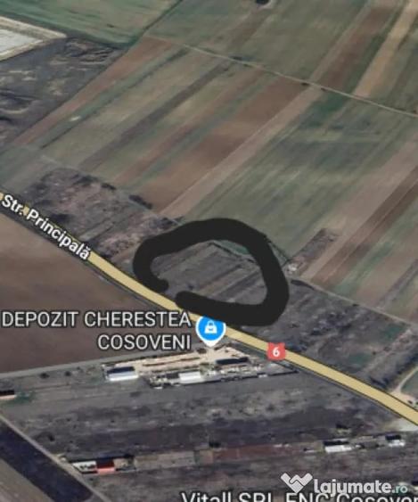 Teren de 1000 mp, în Coșoveni