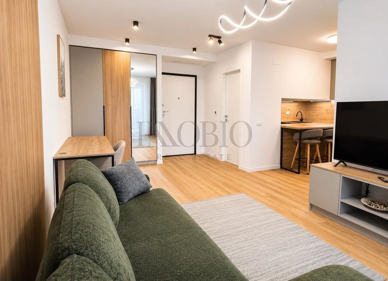 Apartament cu 2 camere semidecomandat, mobilat în Aviației