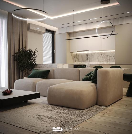 Apartament cu 3 camere semidecomandat în Dosu Bricii