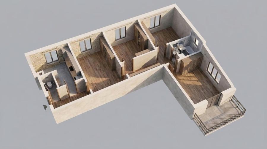 Apartament cu 4 camere decomandat, mobilat în Tăbăcărie