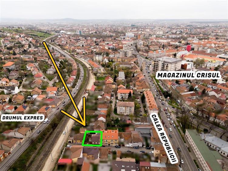 Casă cu 2 camere cu Teren 200 Mp în Central