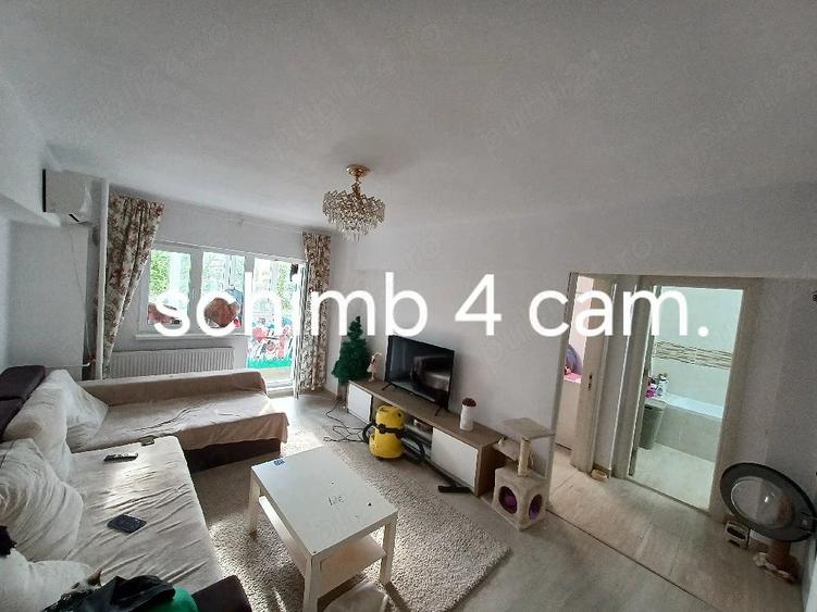 Apartament cu 3 camere semidecomandat în Tei