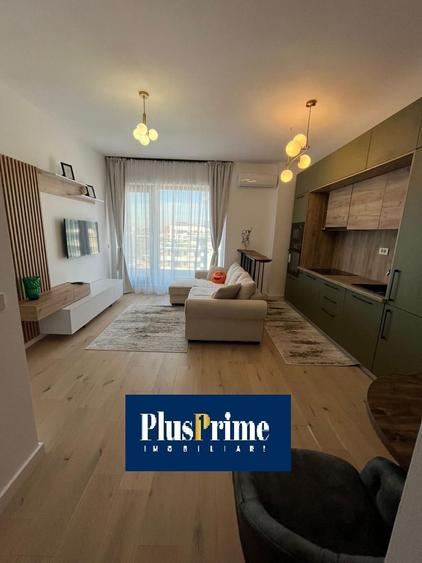 Apartament cu 2 camere semidecomandat, mobilat în Pipera — fotografia 2