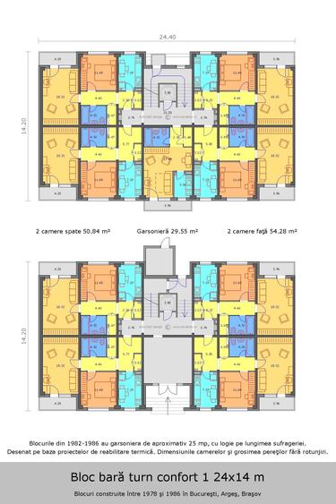 Apartament cu 2 camere decomandat în Chișinau