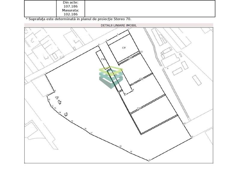 Teren Construcții intravilan de 102186 mp, în Central