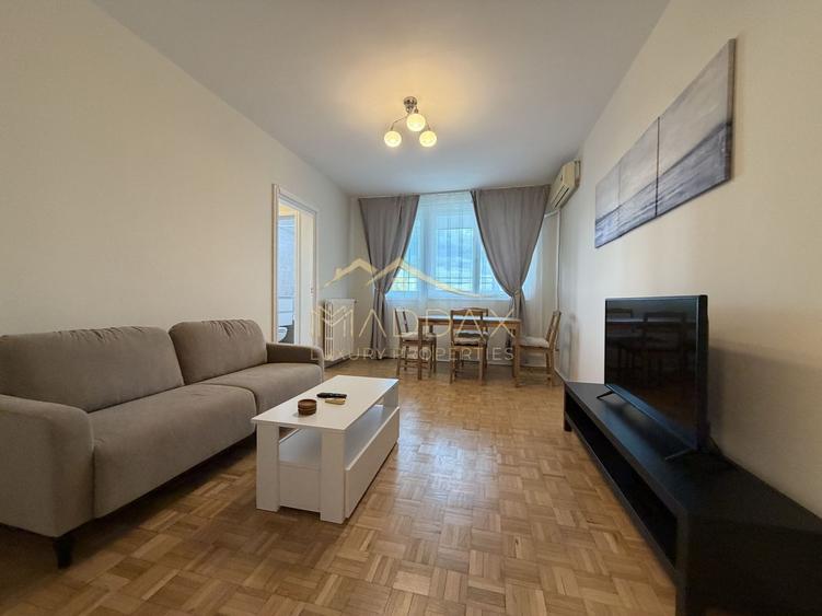 Apartament cu 3 camere circular, mobilat în Dorobanți