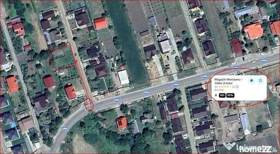 Teren de 600 mp, în Valea Ursului