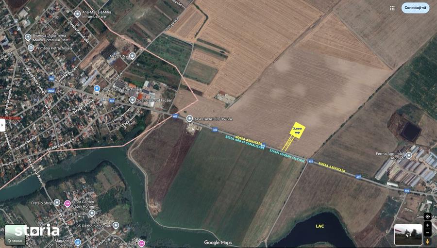 Teren de 3300 mp, în Petrăchioaia