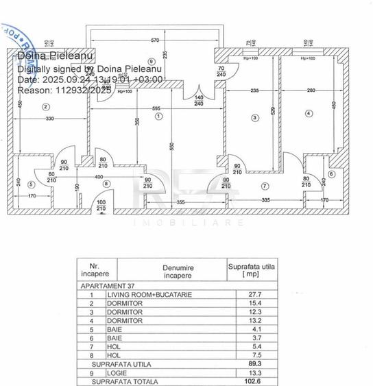Apartament cu 4 camere semidecomandat în Sisești