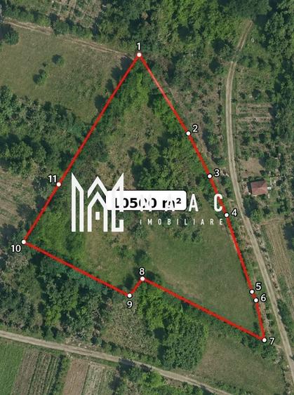 Teren agricol extravilan de 10523 mp, în Daia