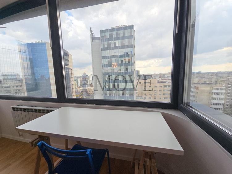 Apartament cu 2 camere semidecomandat, mobilat în P-ța Victoriei