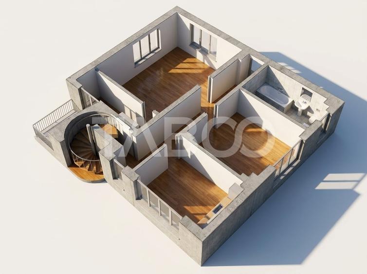 Apartament cu 2 camere semidecomandat, mobilat în Mărăști