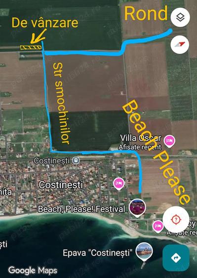Teren de 430 mp, în Central