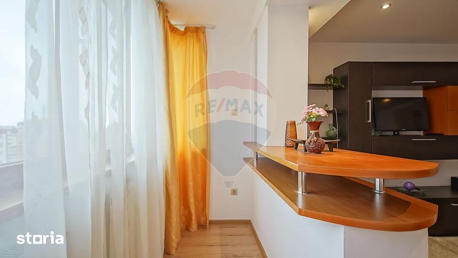 Apartament cu 2 camere semidecomandat, mobilat în Vlahuță