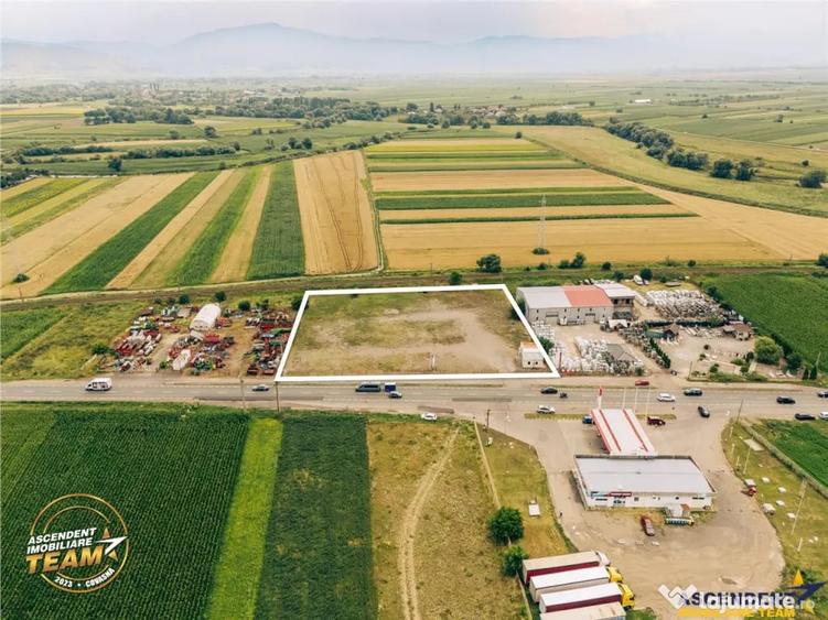 7.000 mp teren industrial premium la DN11, acces TIR, post t - Chichis (Covasna) - 1