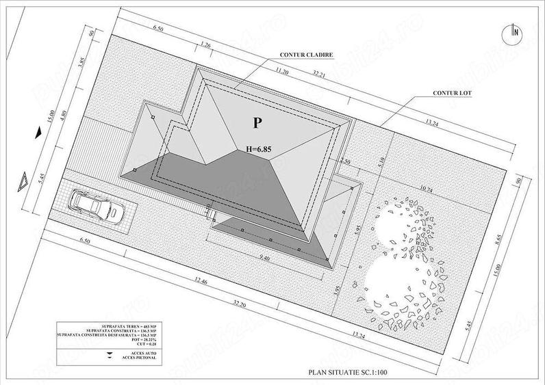 Casă cu Teren 480 Mp în Central