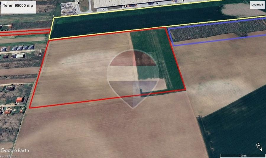 Teren Construcții intravilan de 98709 mp, în Bâcu