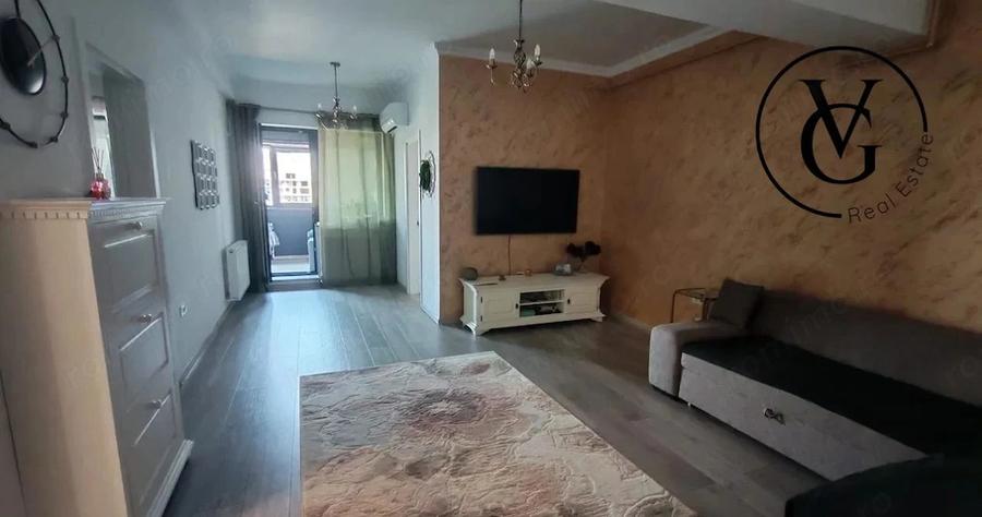 Apartament cu 2 camere semidecomandat, mobilat în Central