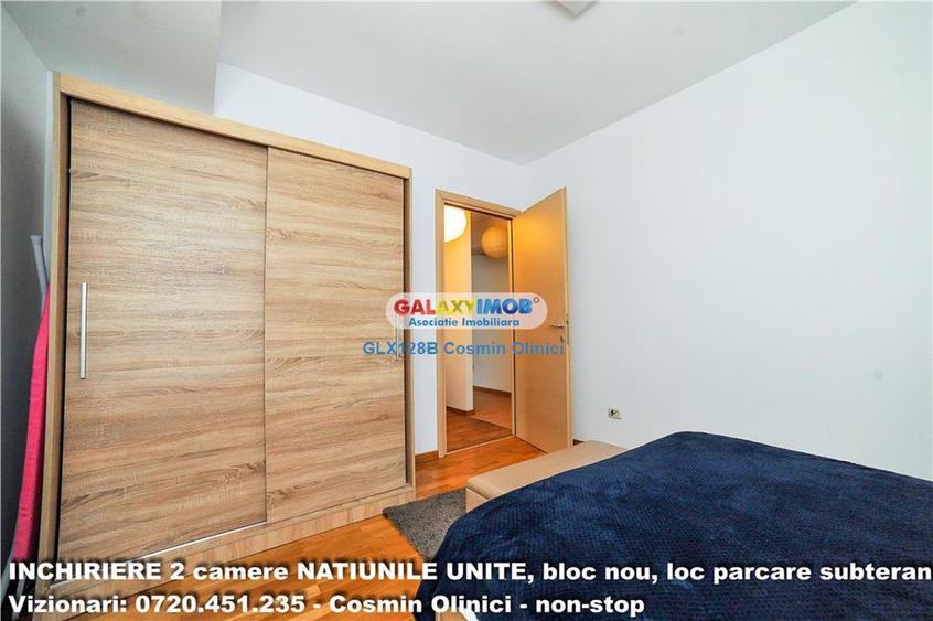 Apartament cu 2 camere decomandat, mobilat în Națiunile Unite
