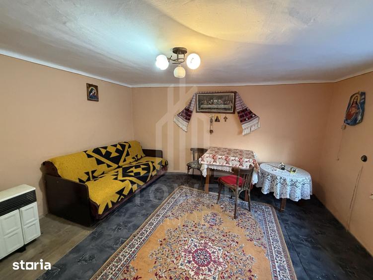 Casă cu 2 camere cu Teren 259 Mp în Central