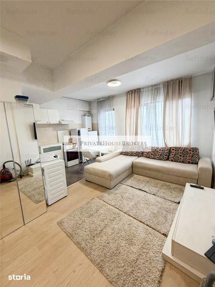 Apartament cu 2 camere semidecomandat, mobilat în Străulești